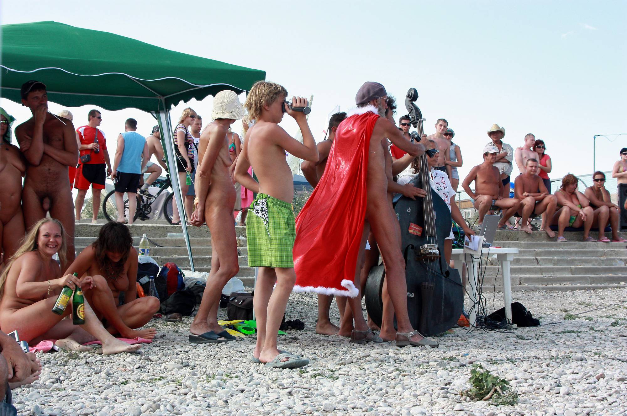 Pure Nudism Pics-Black Sea Beach Dancing - 4