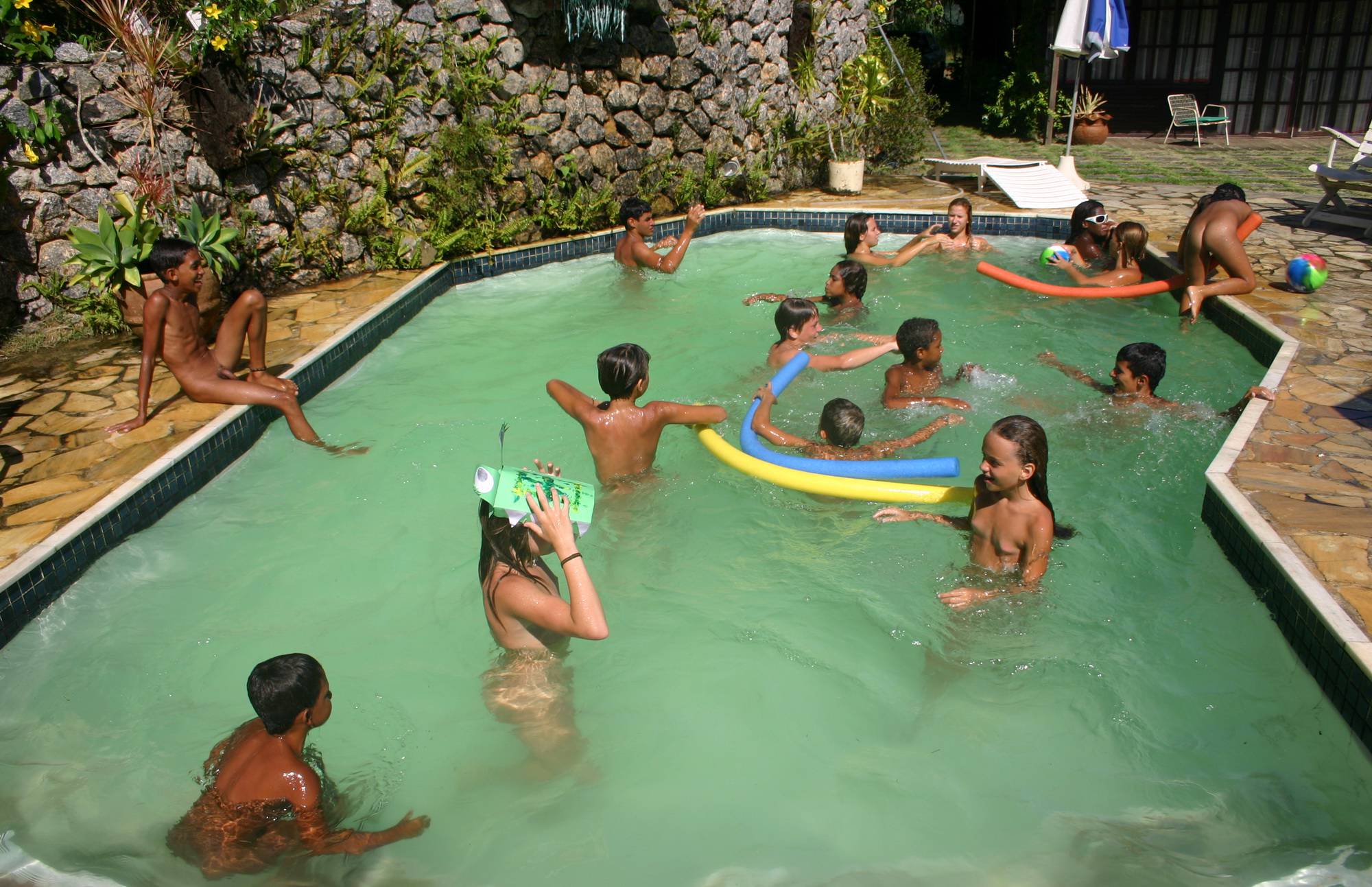 Purenudism Images-Brazilian Our Outdoor Pool - 3