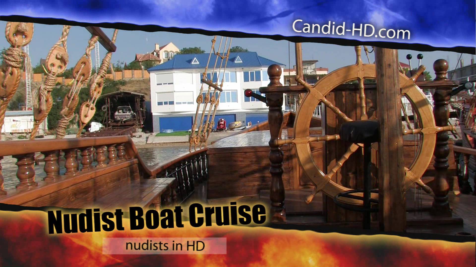 Nudist Boat Cruise - Poster