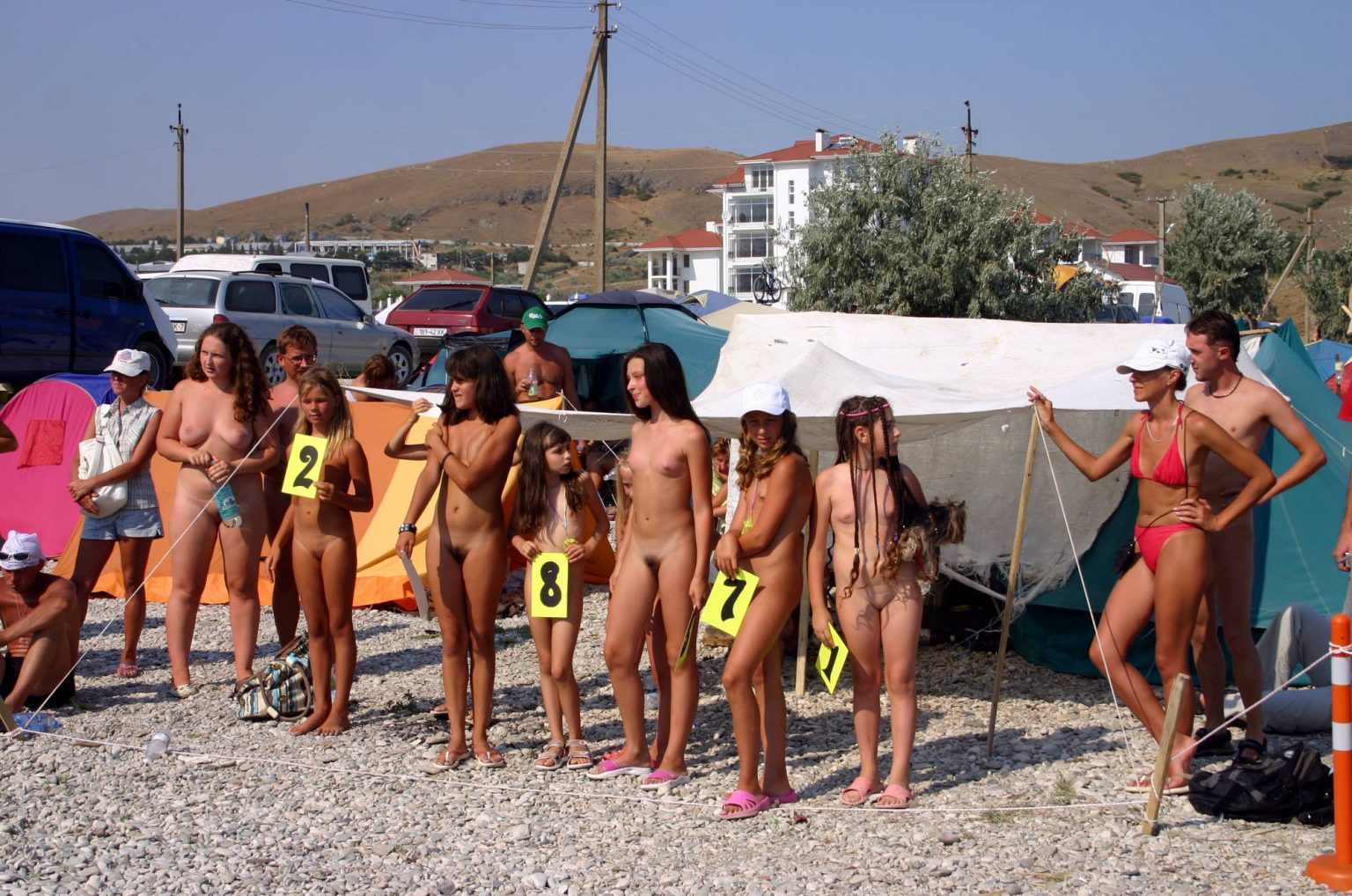 Contestant Cheerful Walk From Pure Nudism Images The Naturism Xyz