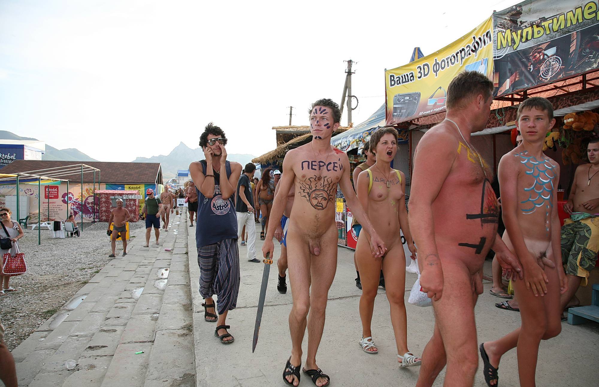 Pure Nudism-Marching Down The Street - 4
