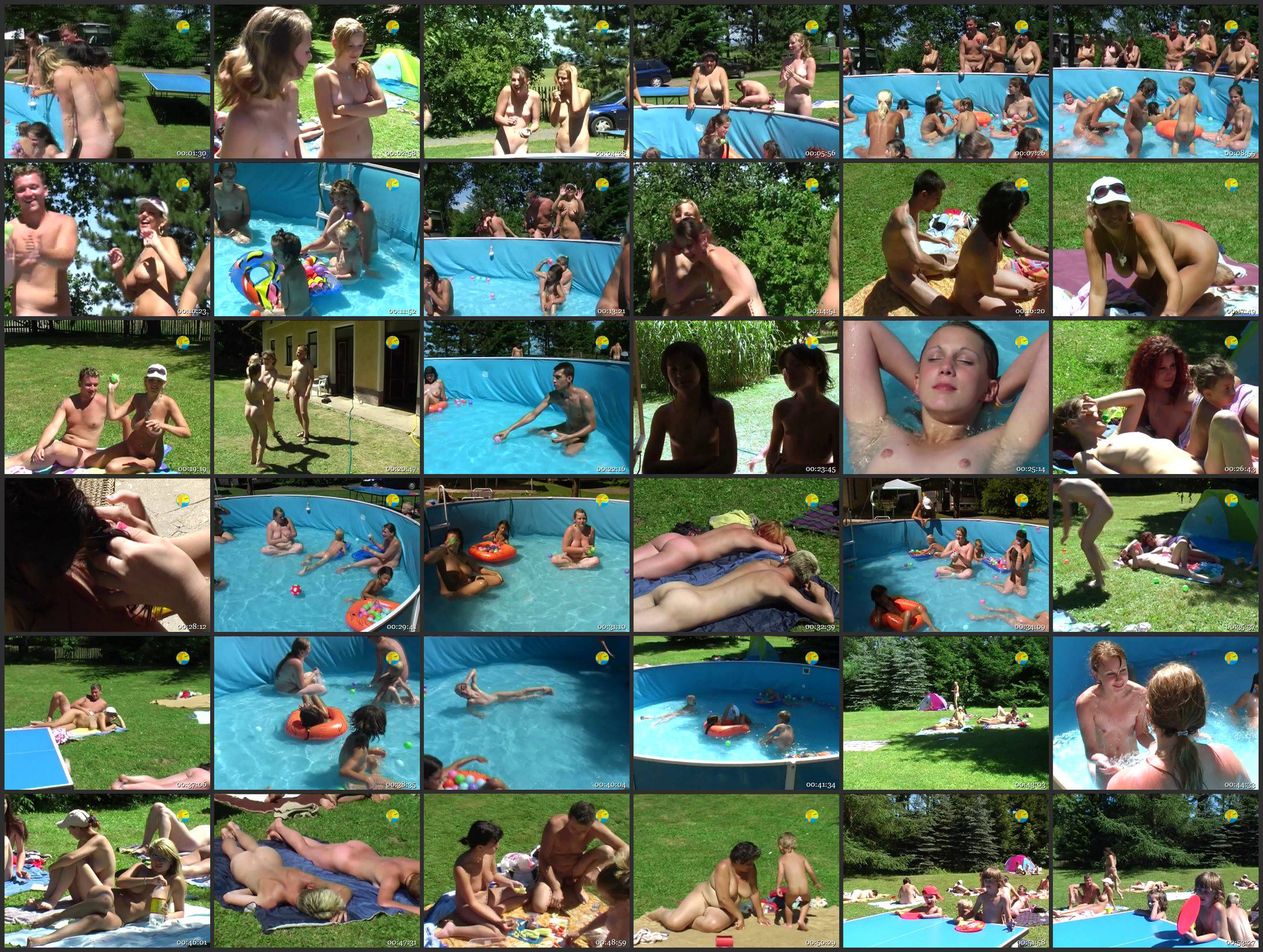 Naturist Freedom Videos-Merry Pool - Thumbnails