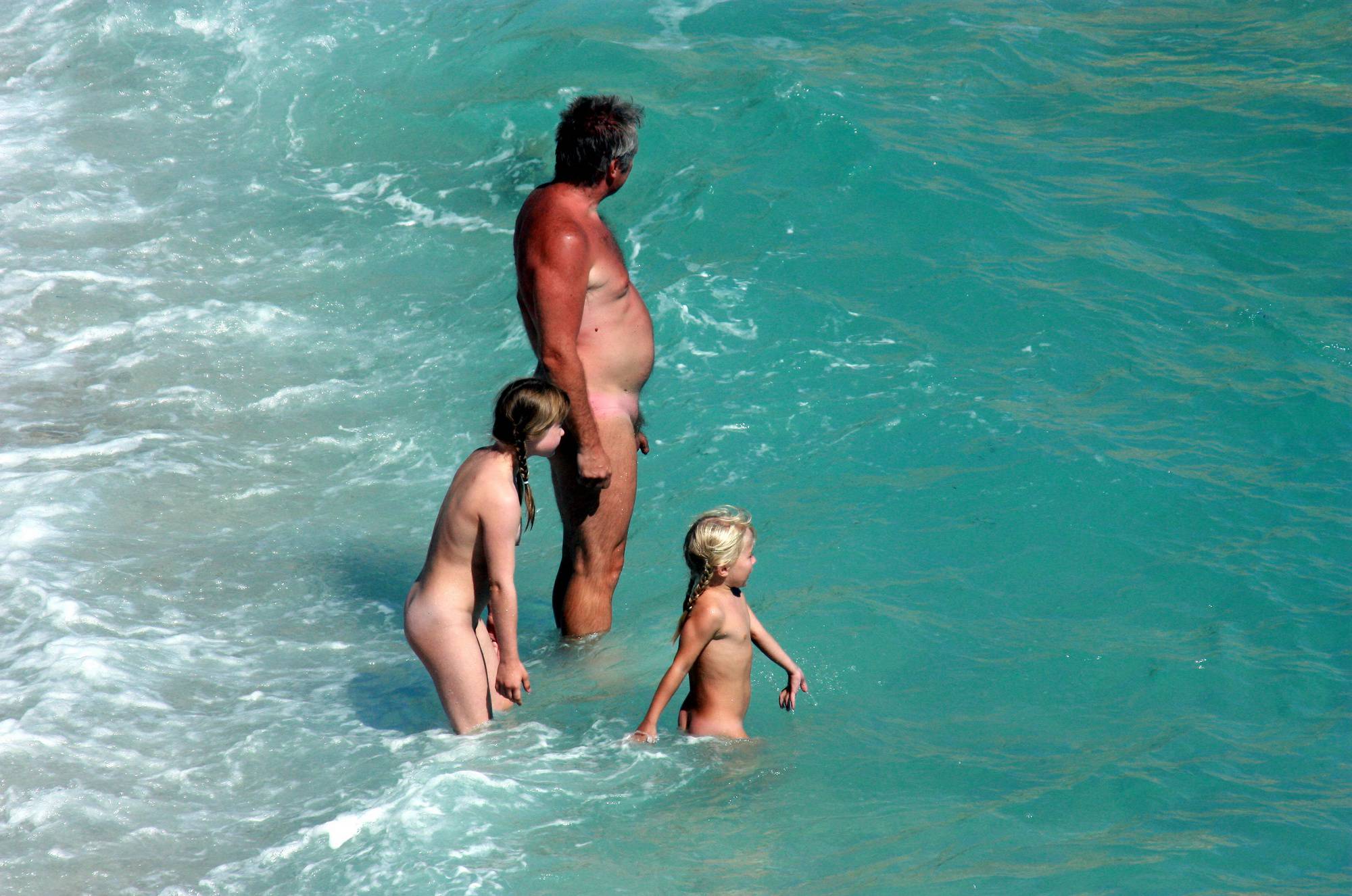 Pure Nudism Pics-Naturist Family Skinny Dip - 4