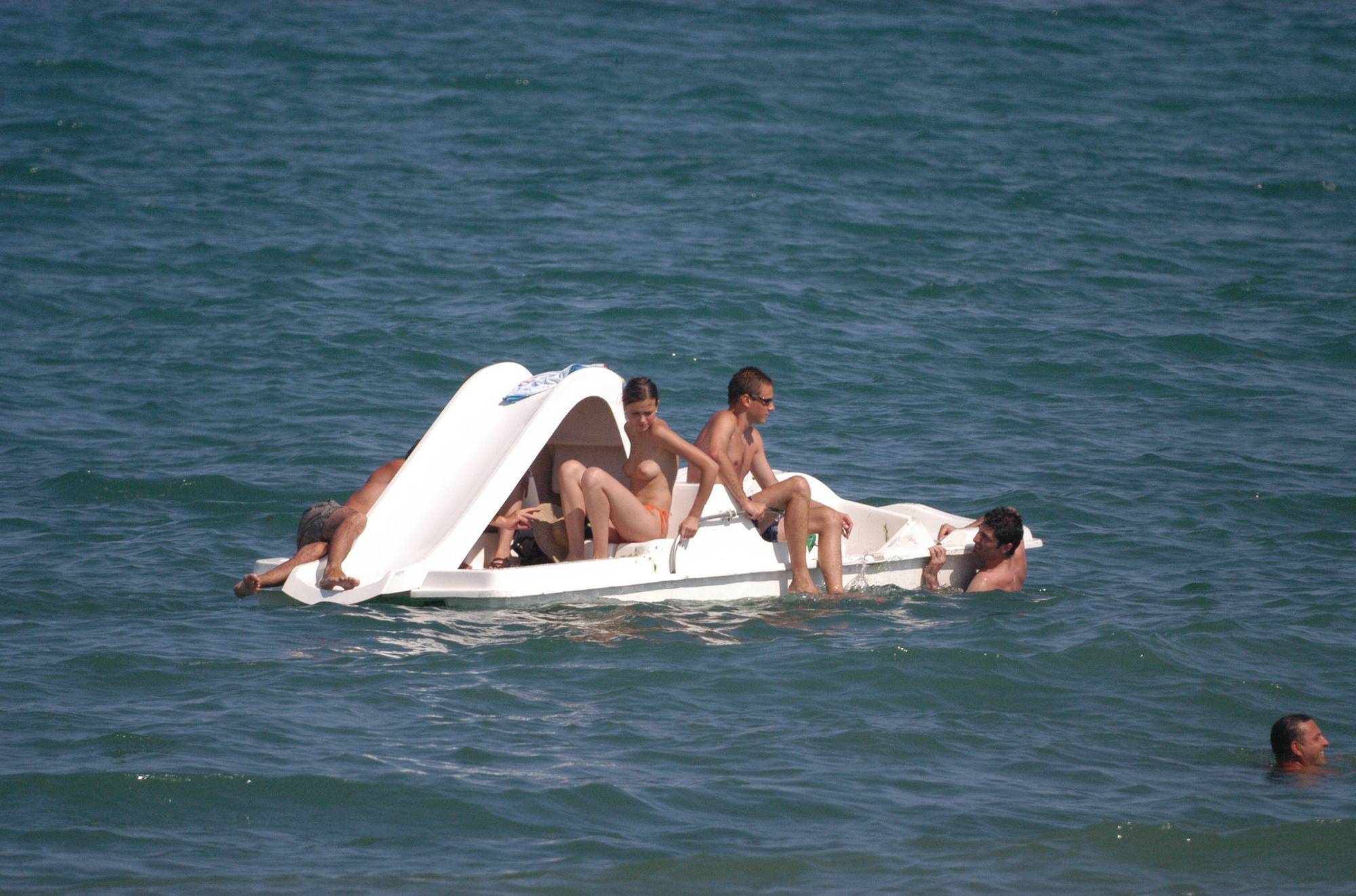 Nudist Beach Water Rafts - 2