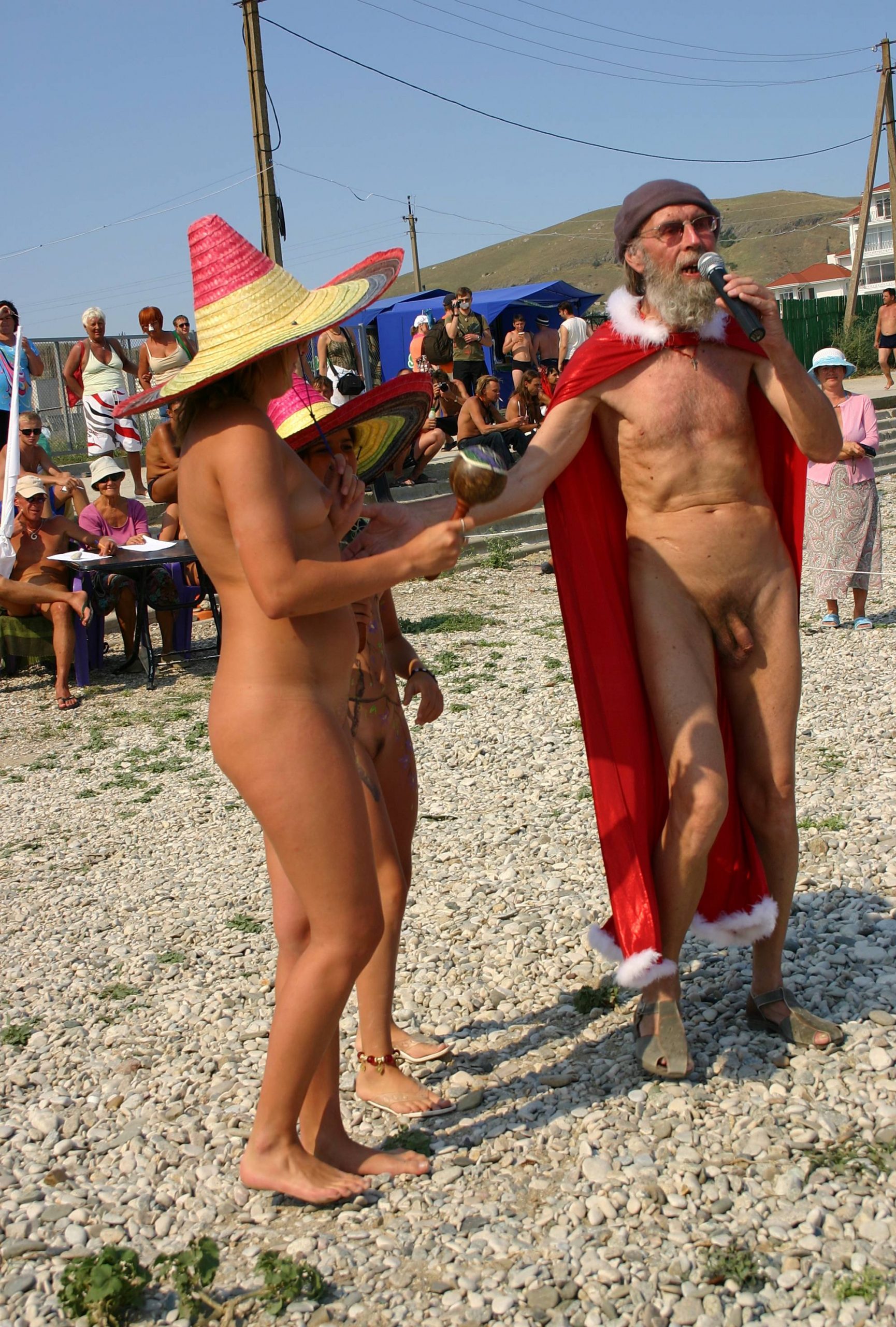 Pure Nudism Gallery-Costume Hat Day Dance - 2