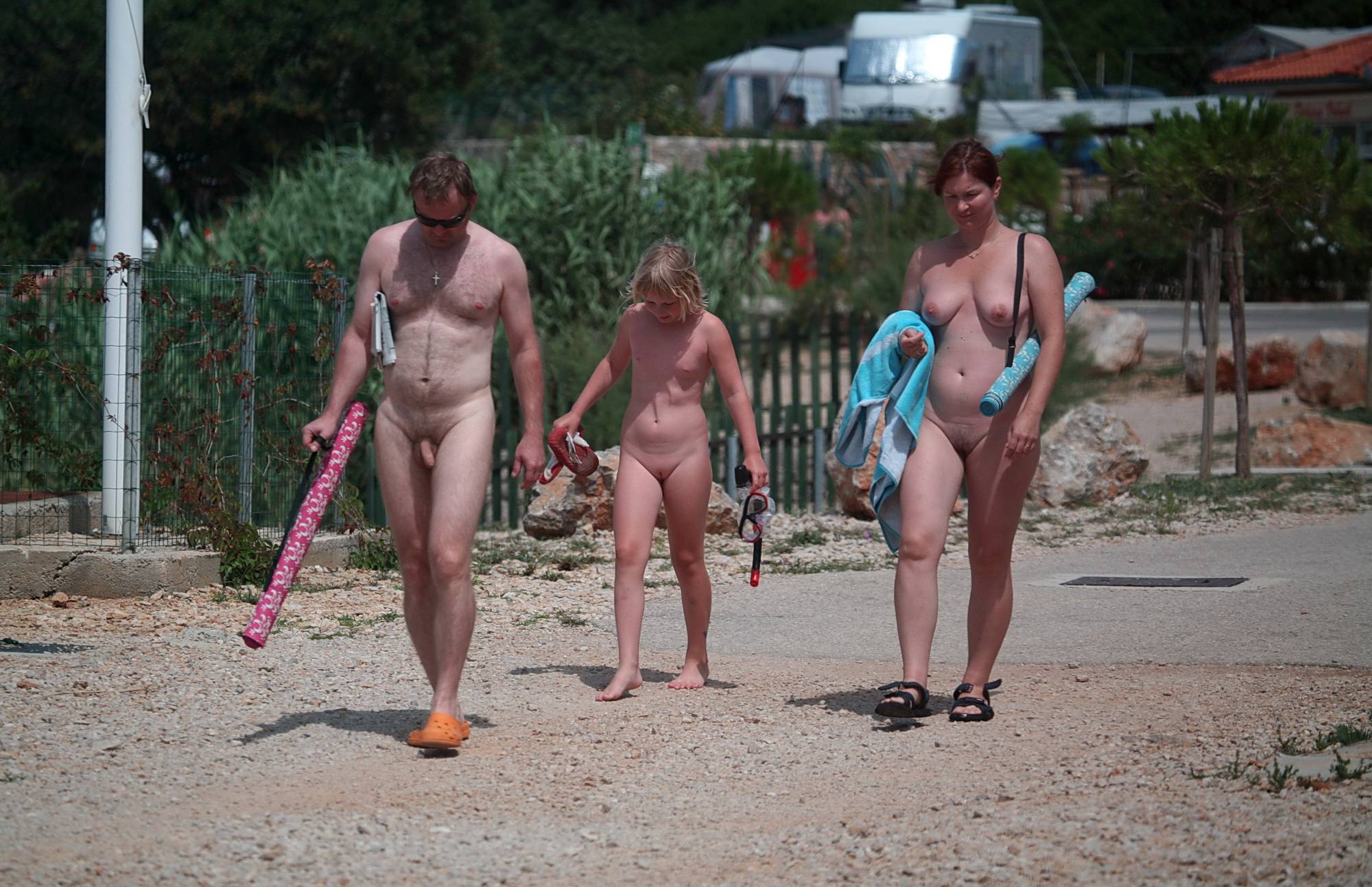 Pure Nudism-Afternoon Daytime Stroll - 1