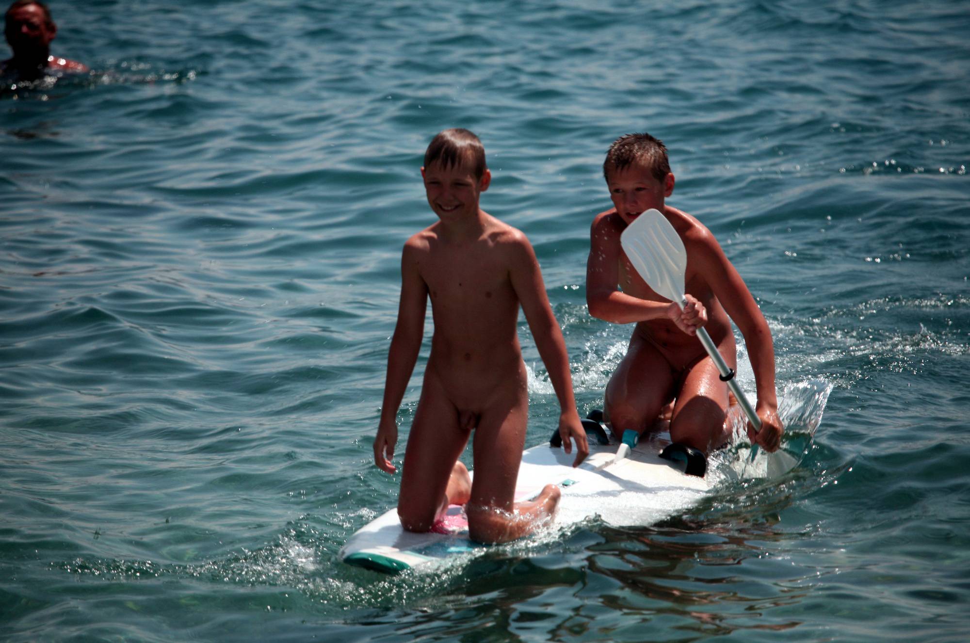Pure Nudism-Boys Nudist Water Surfing - 2