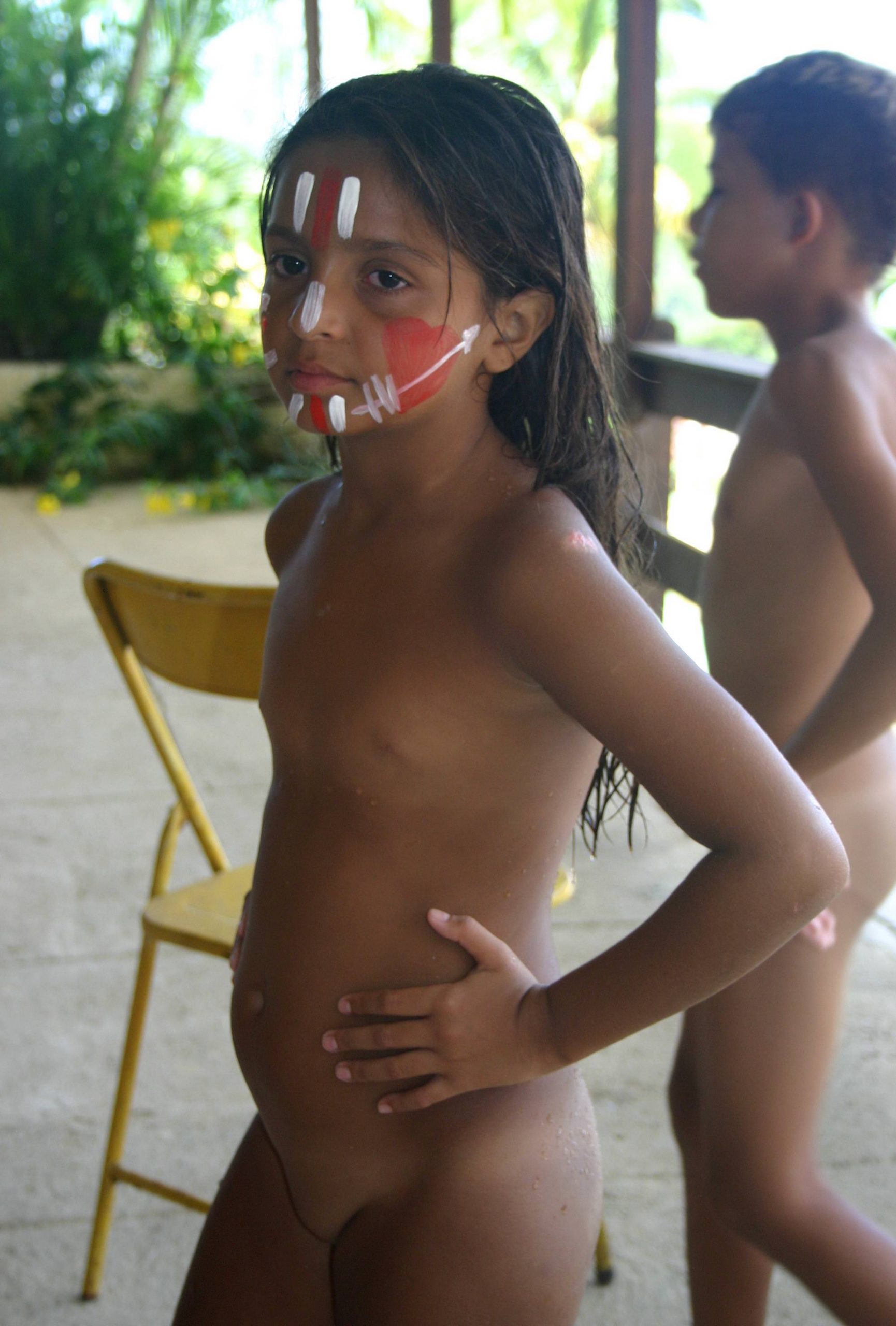 Brazilian Kid Body Painting - 3