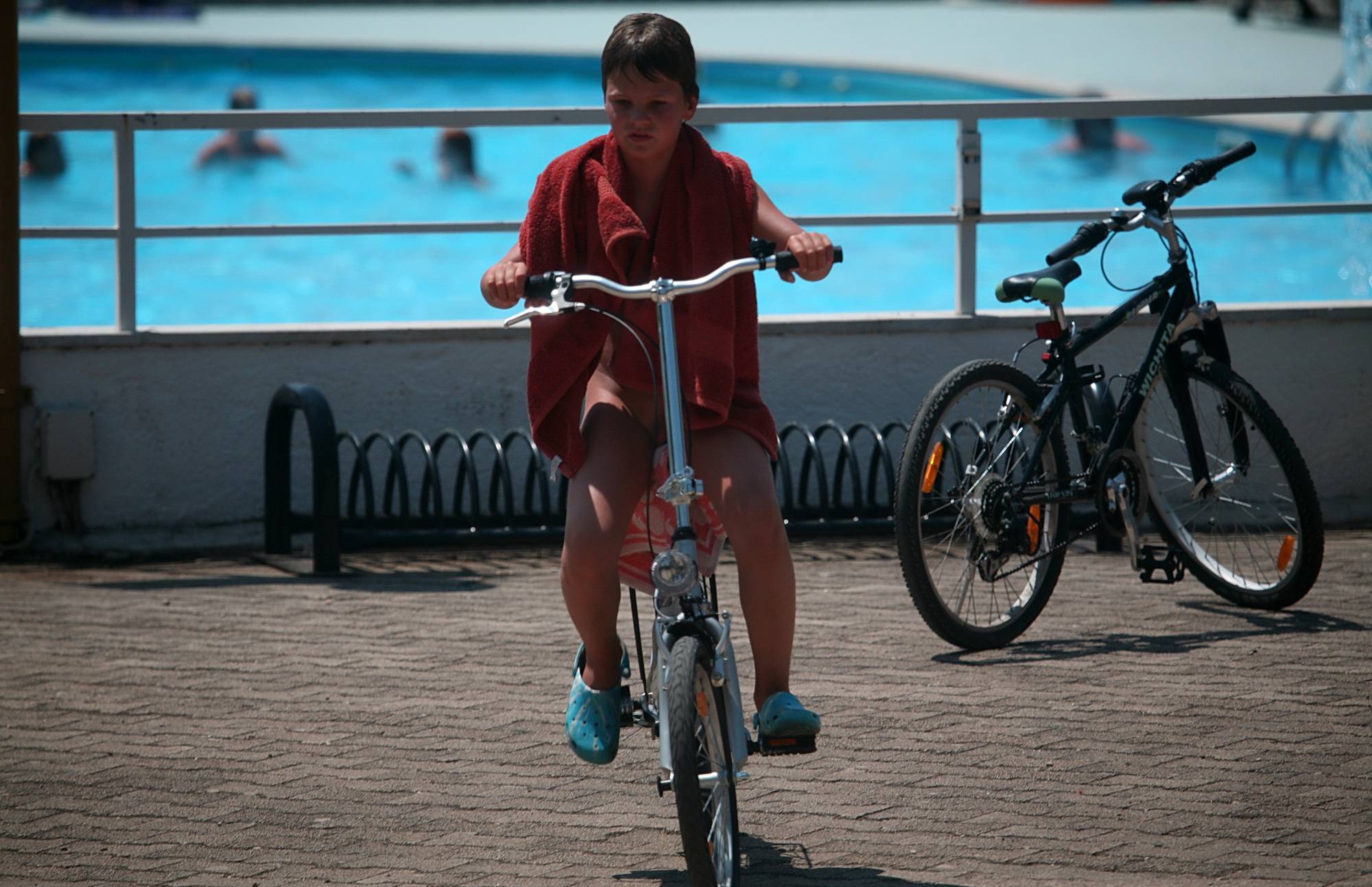Purenudism-Young Boy Riding His Bike - 3
