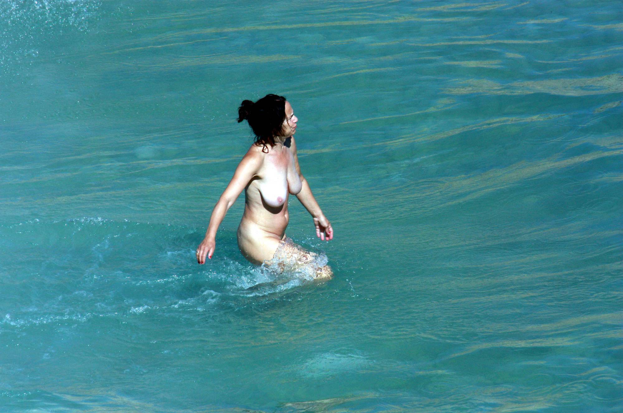 Pure Nudism Pics-Family Beach Water Entry - 2