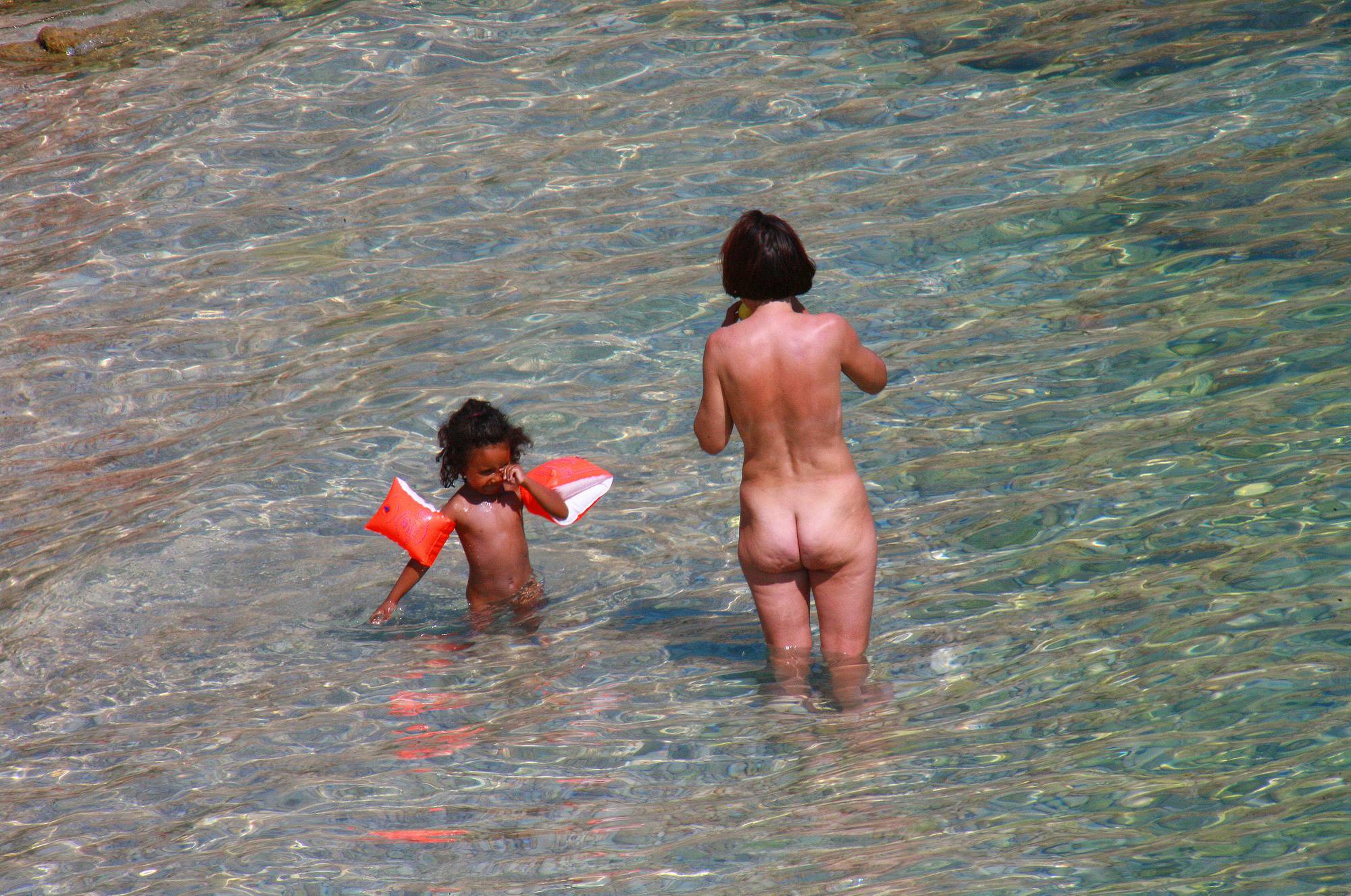 Pure Nudism Images-Ula FKK Beach Water Fun - 3
