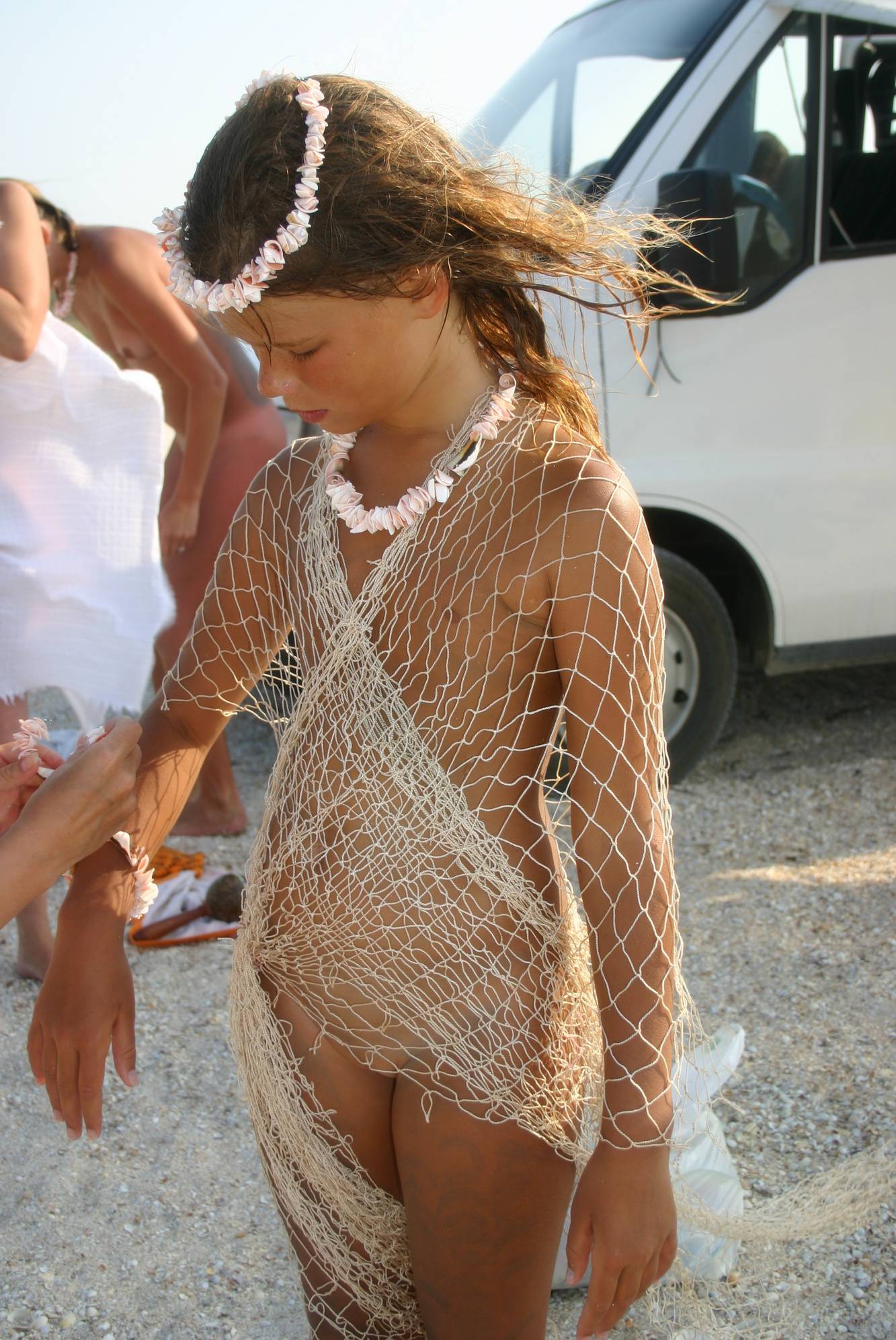 Young Beach Fishing Nets - 2